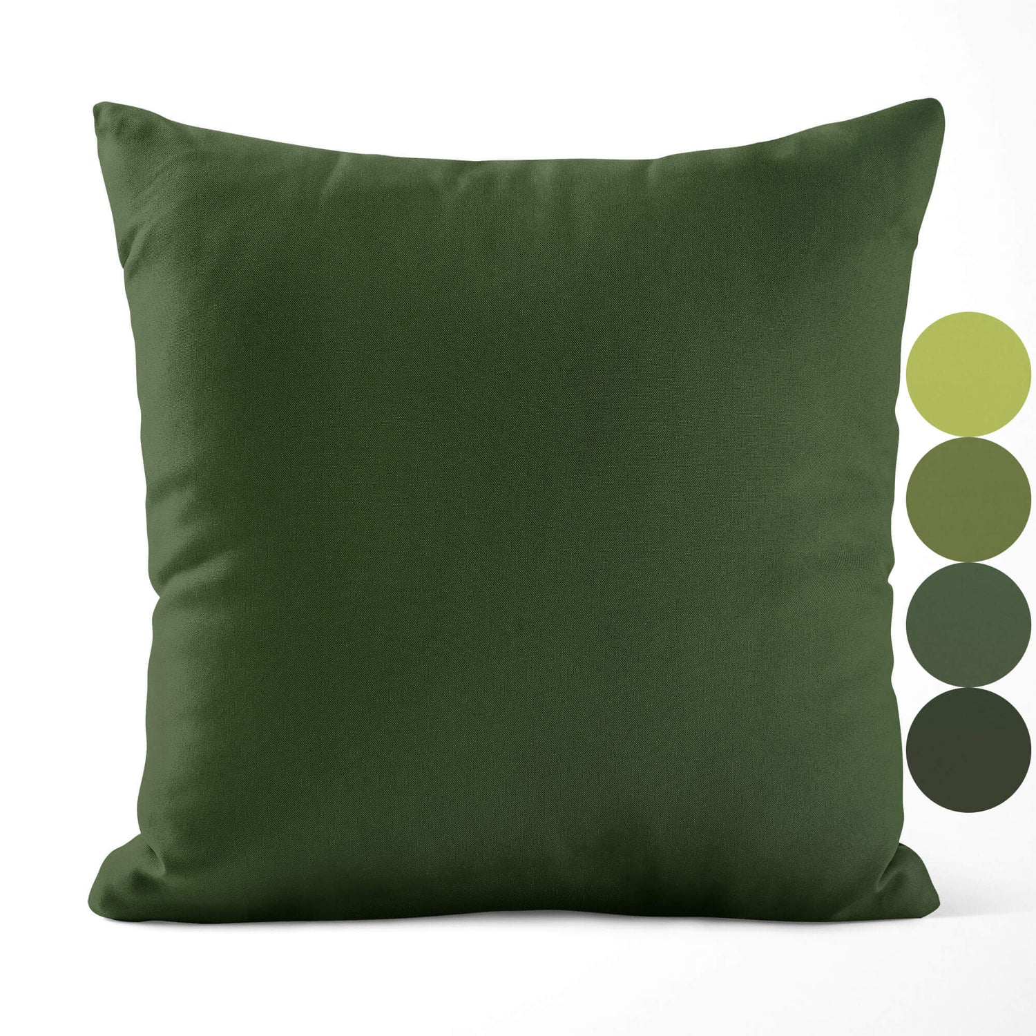 Light Pistachio, Terrain Cactus, Dark Pine Green Throw Pillow Covers and Euro Shams