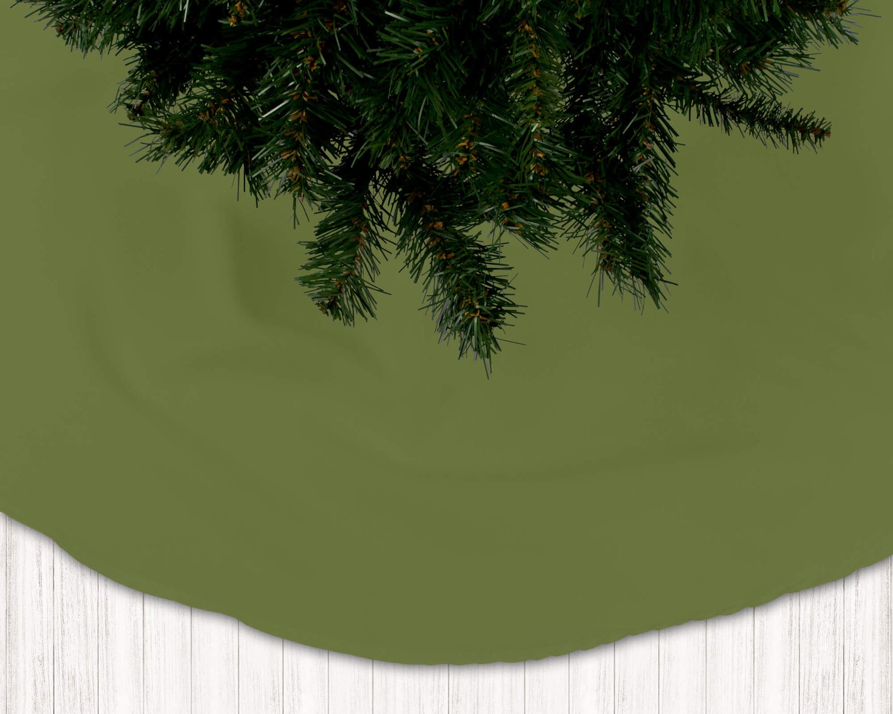 Green Christmas Tree Skirts – Nature-Inspired Holiday Colors