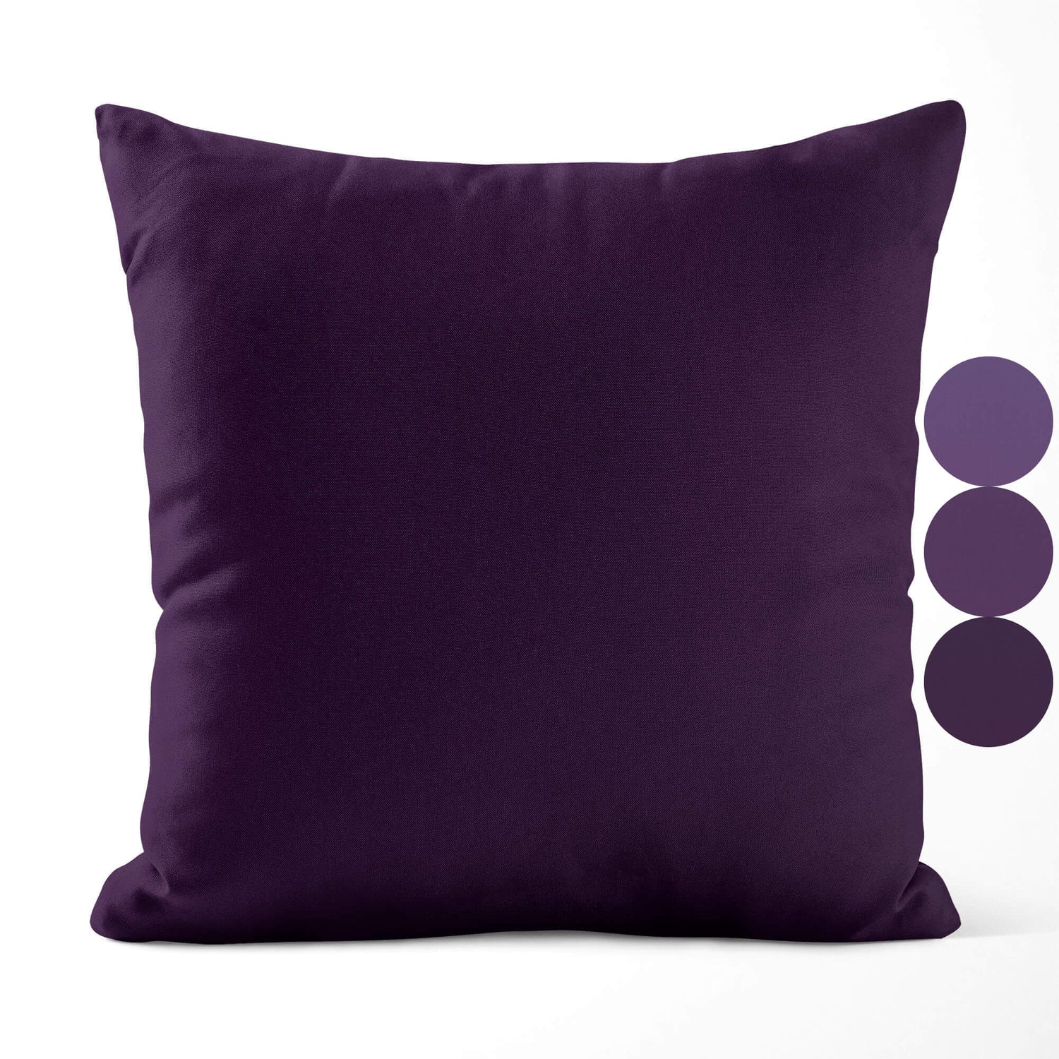 Concord, Amethyst, and Prune Throw Pillow Covers and Euro Shams