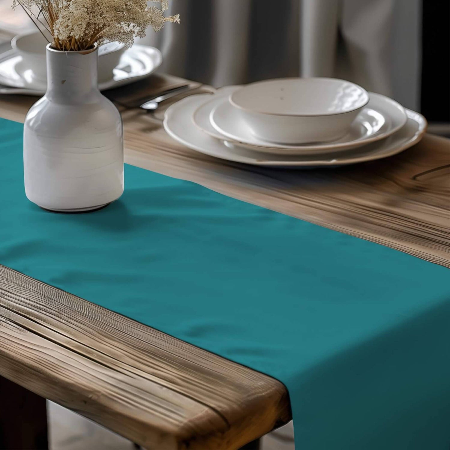 Aqua & Teal Table Runners and Placemats – Lagoon, Scuba & Caribbean