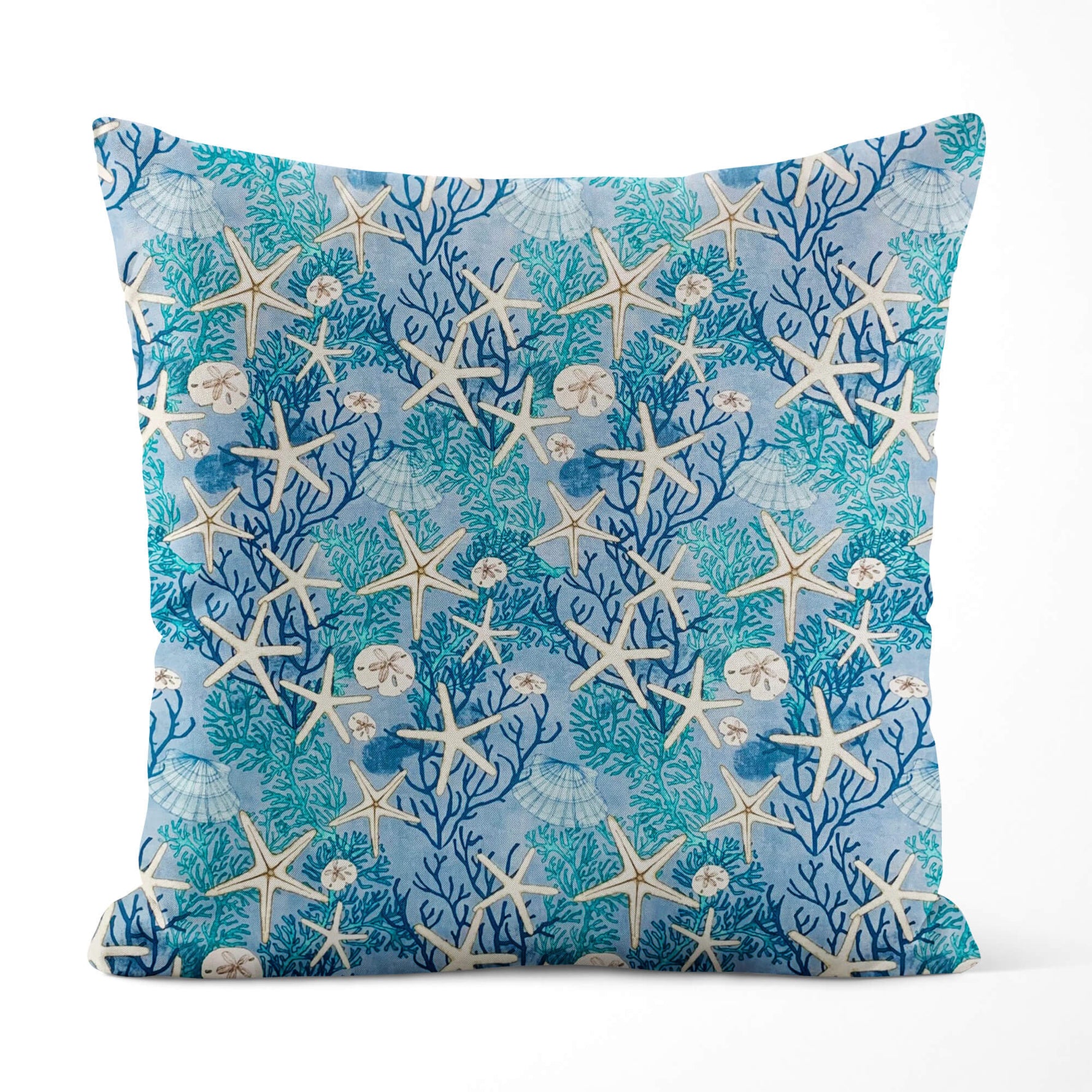 Serena Shores Coastal Pillow Covers and Euro Shams - blue