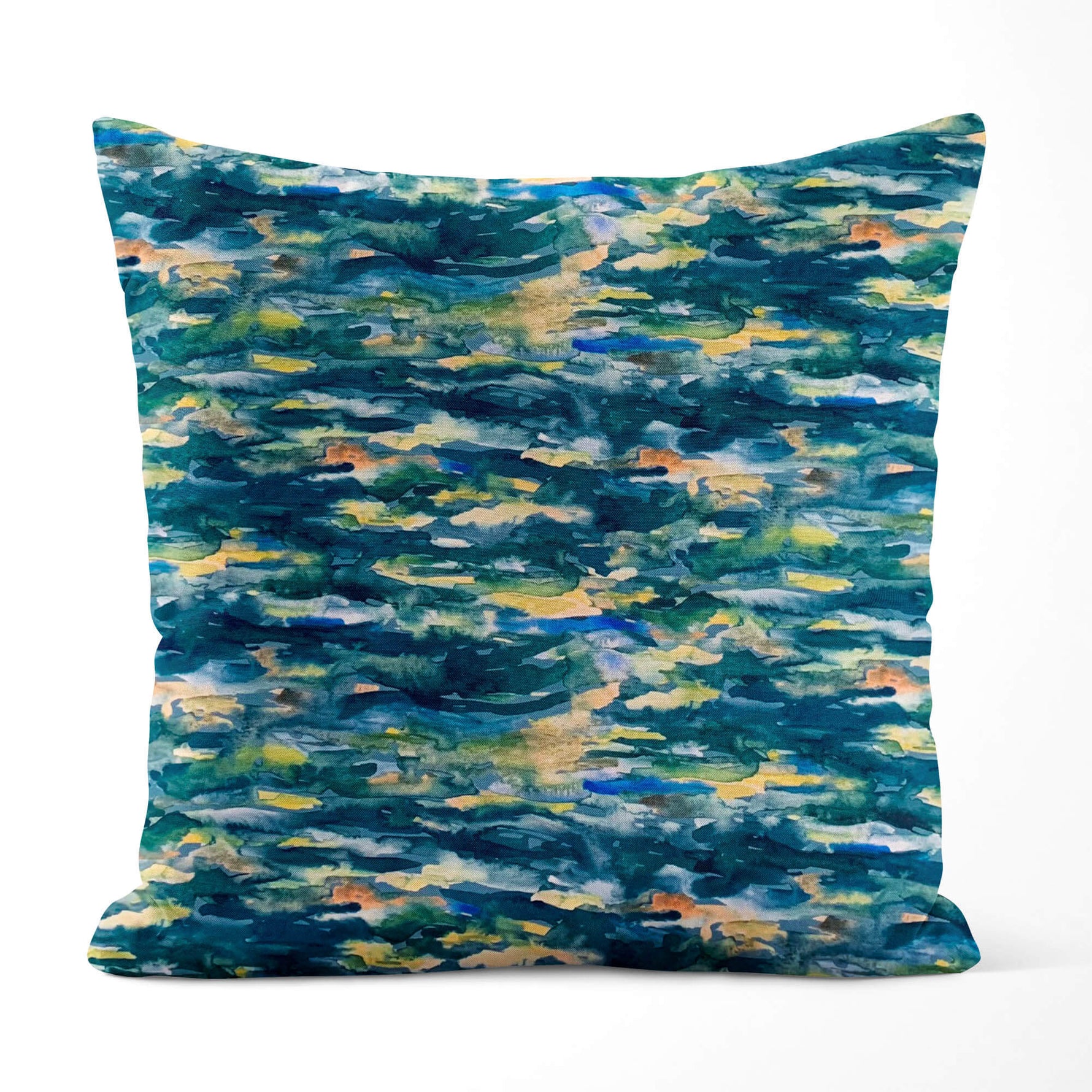 Canyon River Pillow Covers – Blue, Turquoise & Beige