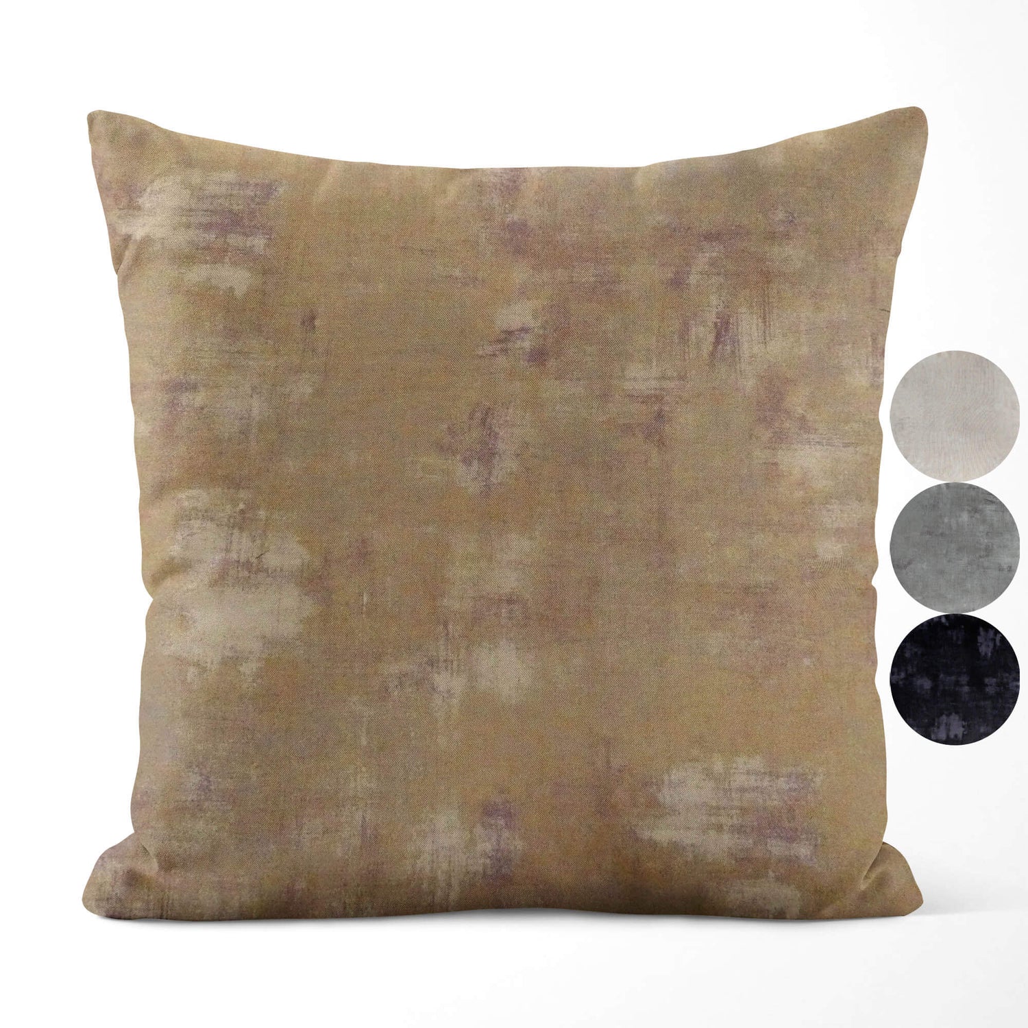 Neutral Colors Abstract Grunge Pillow Covers and Euro Shams