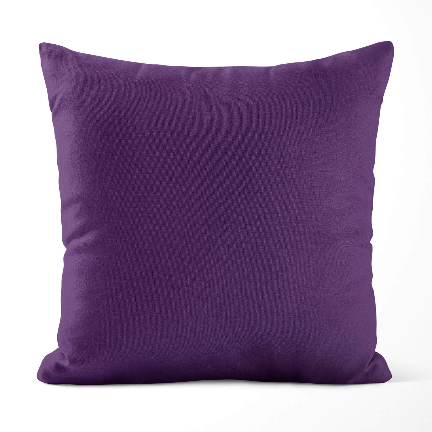 Dark Purple Cotton Pillow Covers and Euro Shams – Custom Size Options