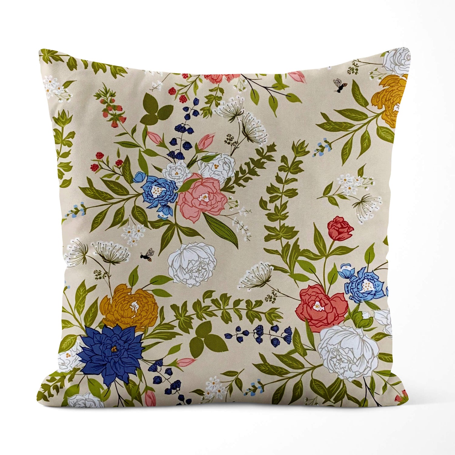 Enchantment Floral Throw Pillow Covers and Euro Shams