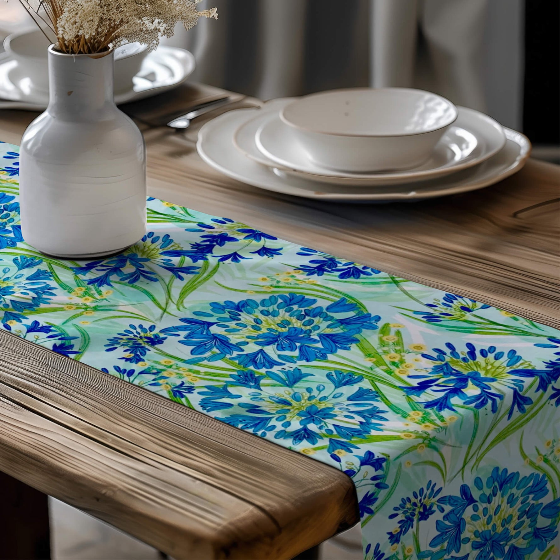 Floral Table Runners and Placemats – Lily of the Nile & Daisy Prints
