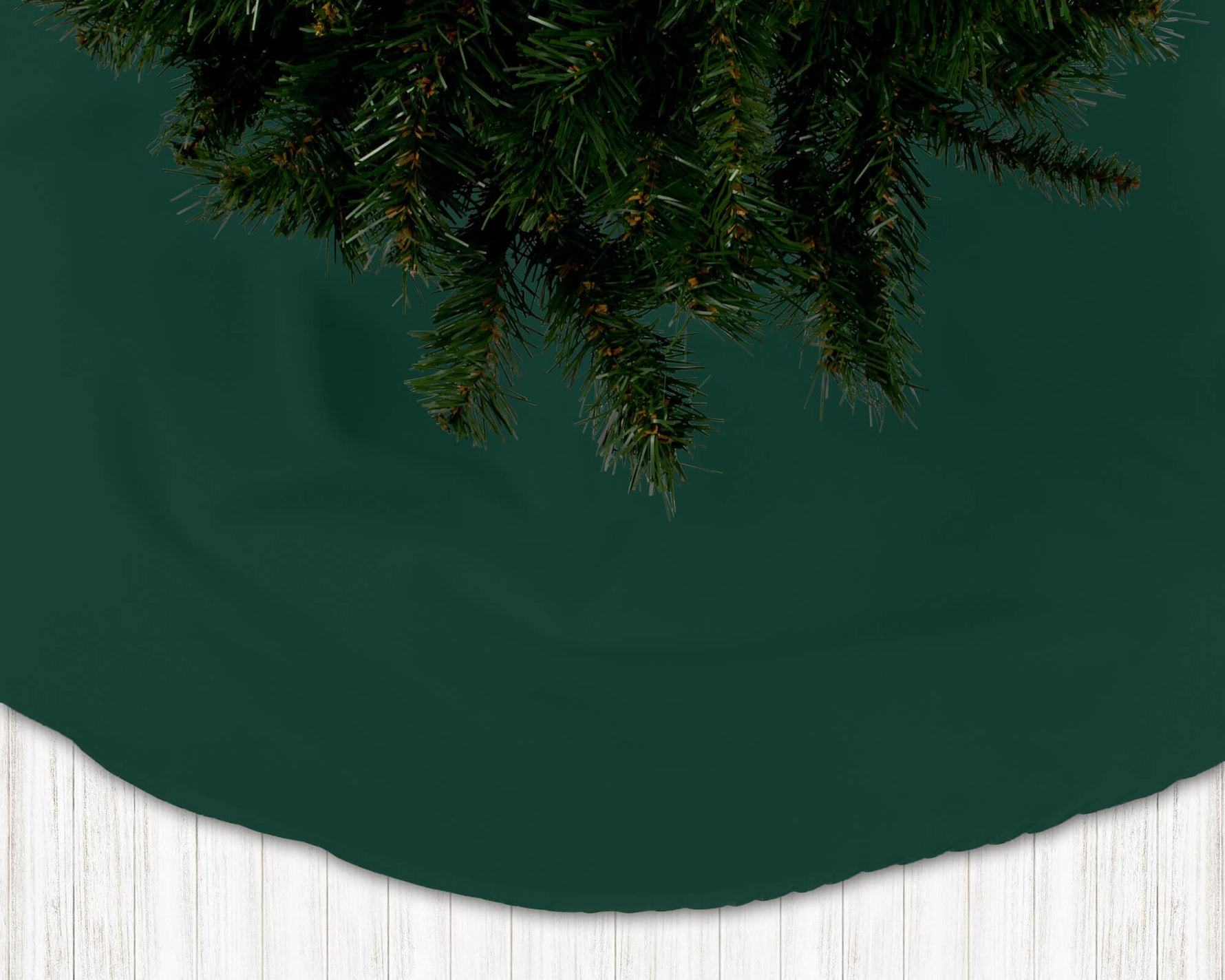 Green Christmas Tree Skirts – Festive & Handcrafted