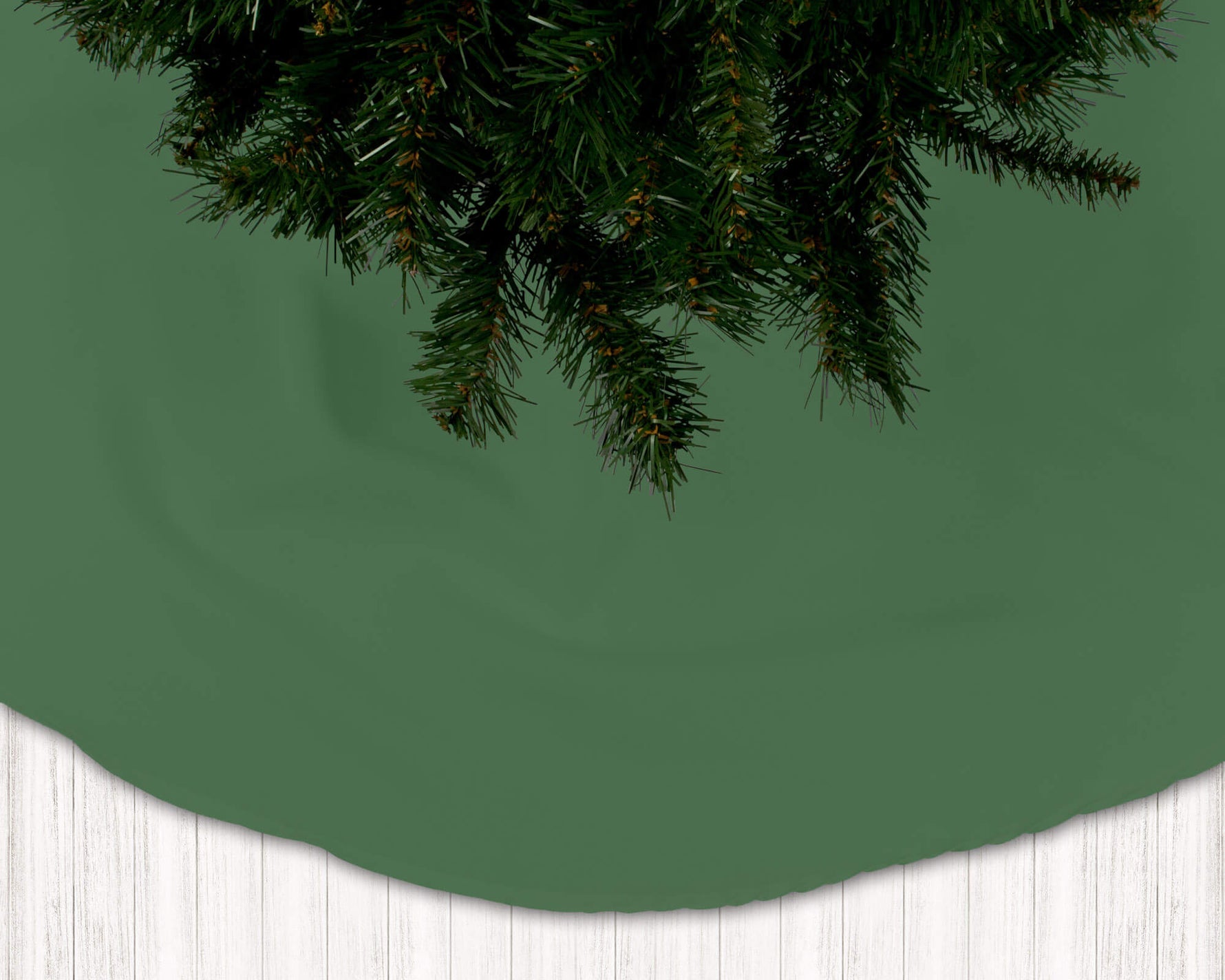 Green Christmas Tree Skirts – Mint, Prairie & Hunter Tones