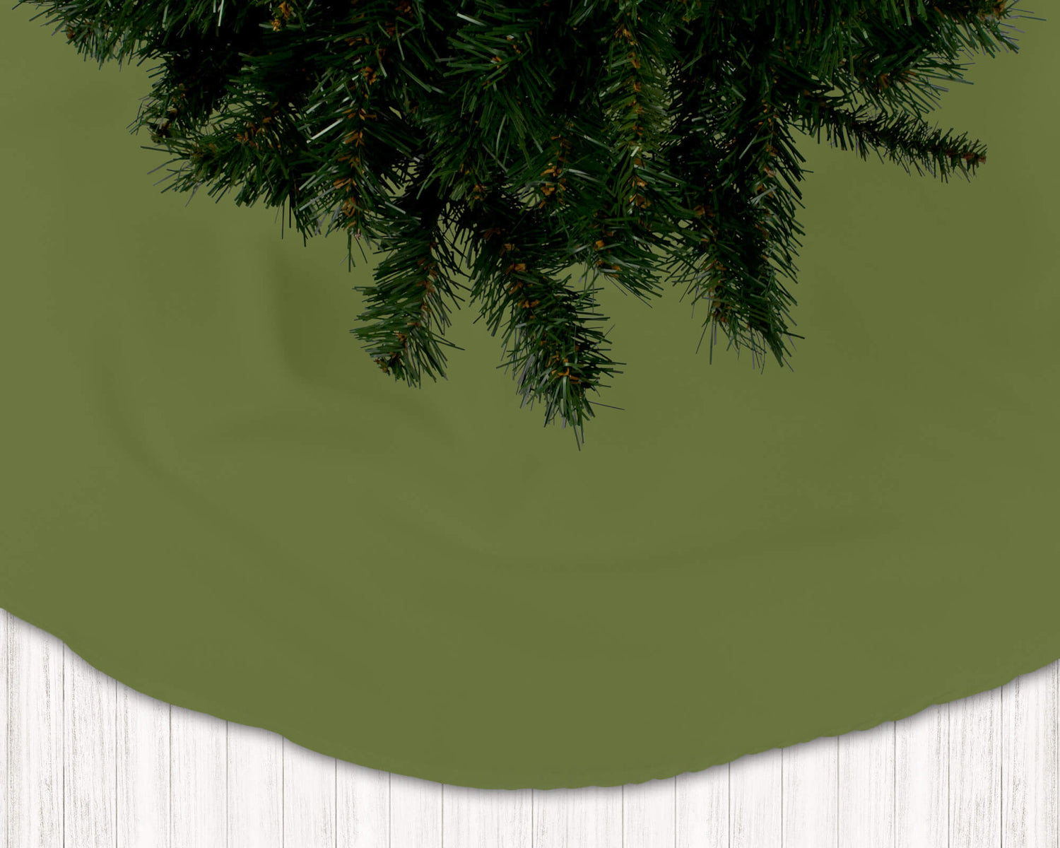Green Christmas Tree Skirts â Nature - Inspired Holiday Colors