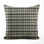 Farmhouse Plaid Pillow Covers – Gray & Black Homespun