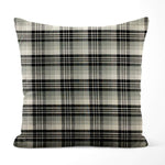Farmhouse Plaid Pillow Covers – Gray & Black Homespun