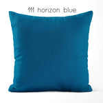Pool, Blue Chill, Horizon, and Prussian Blue Throw Pillow Covers and Euro Shams