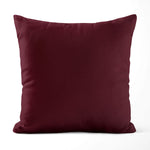 Burgundy Red Pillow Covers and Euros Shams – Cotton, Custom Sizes