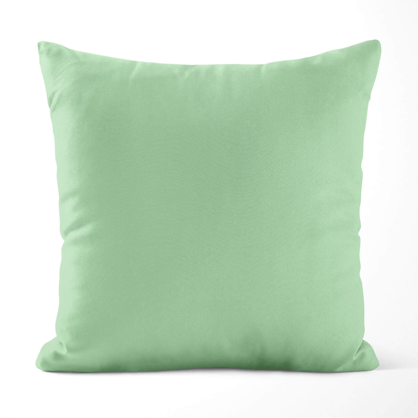 Botanical Green Pillow Covers and Euro Shams – Cotton & Custom Sizes