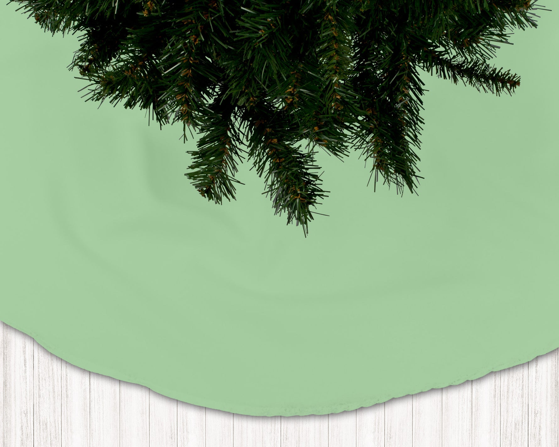 Light Mint Green Christmas Tree Skirts – Mint, Prairie & Hunter Tones
