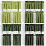 Light Pistachio, Terrain Cactus, Kansas Green, Pine Valances and Cafe Curtains
