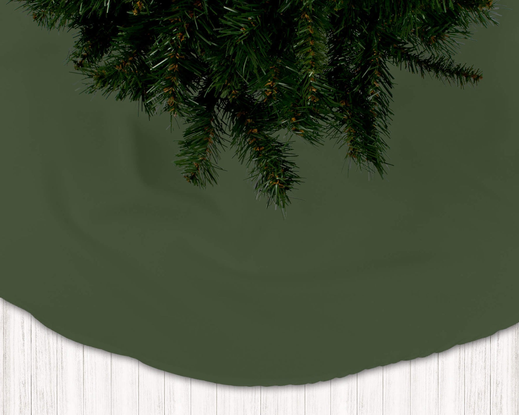 Green Christmas Tree Skirts – Nature-Inspired Holiday Colors