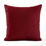 Burgundy Red Pillow Covers and Euros Shams – Cotton, Custom Sizes