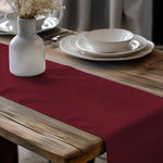 Red Table Runners and Placemats – Vibrant Red, Burgundy & Merlot