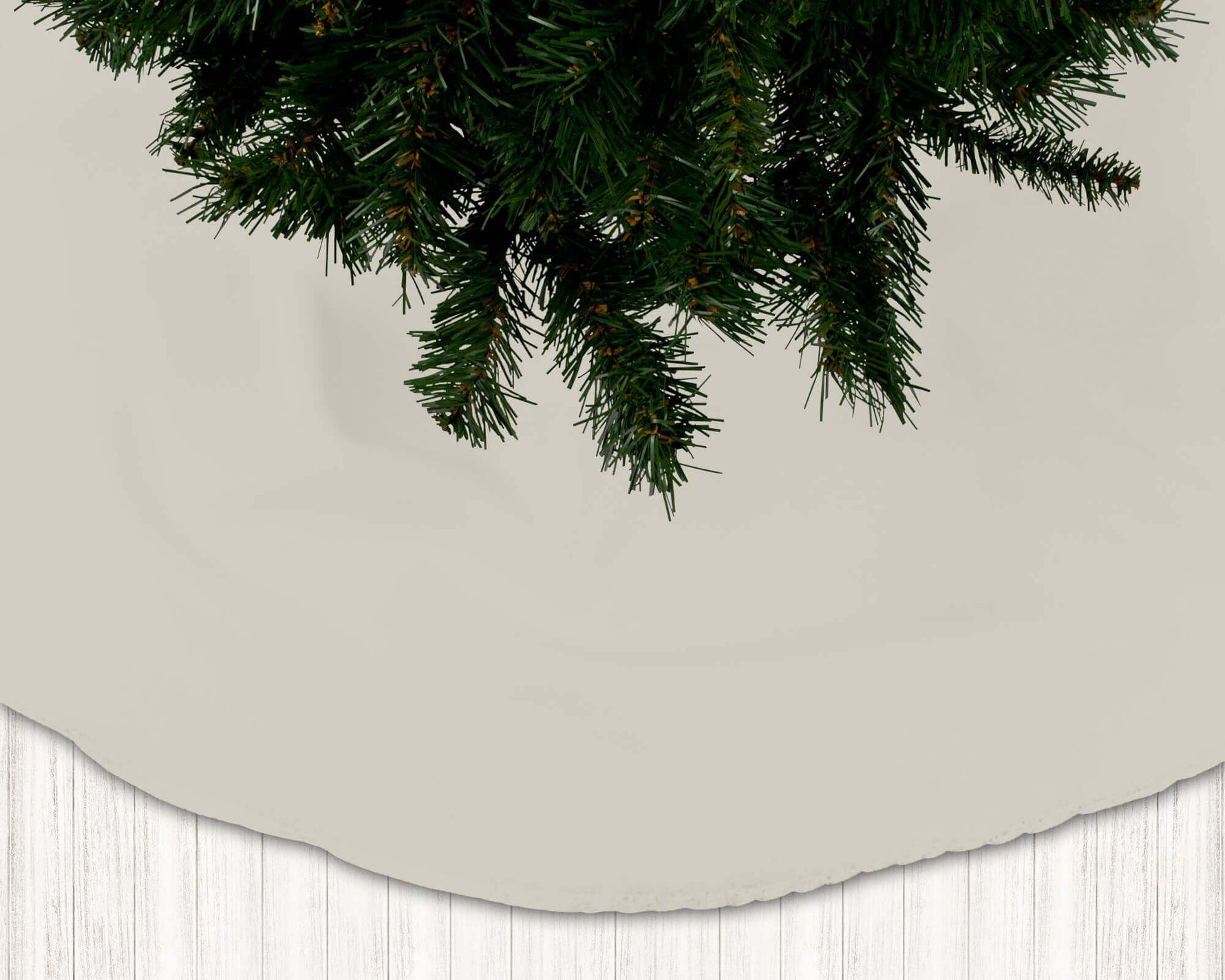 Taupe Beige Christmas Tree Skirts – Modern Holiday Style