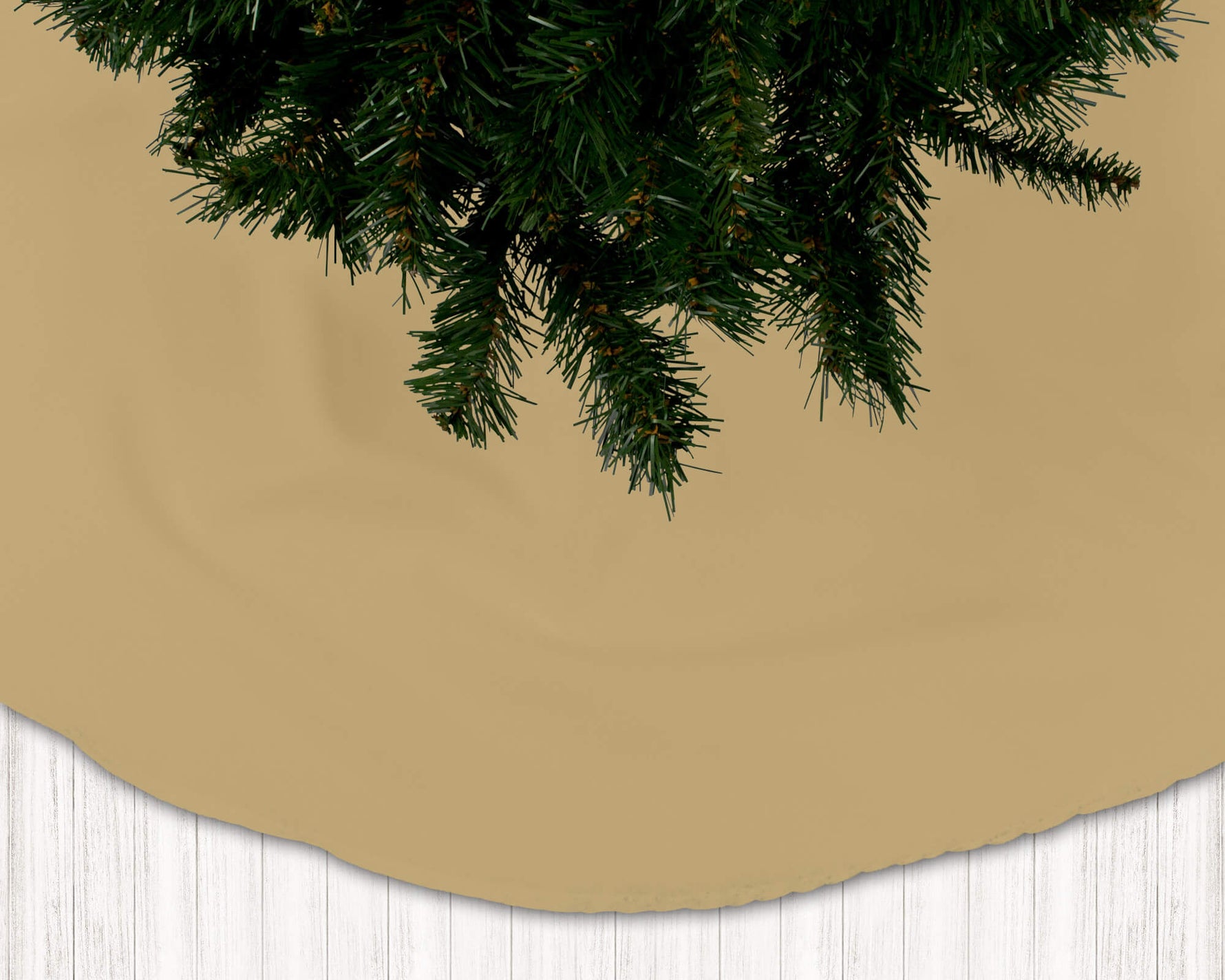 Tan Christmas Tree Skirts – Cream to Mocha Holiday Tones