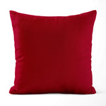 Burgundy Red Pillow Covers and Euros Shams – Cotton, Custom Sizes