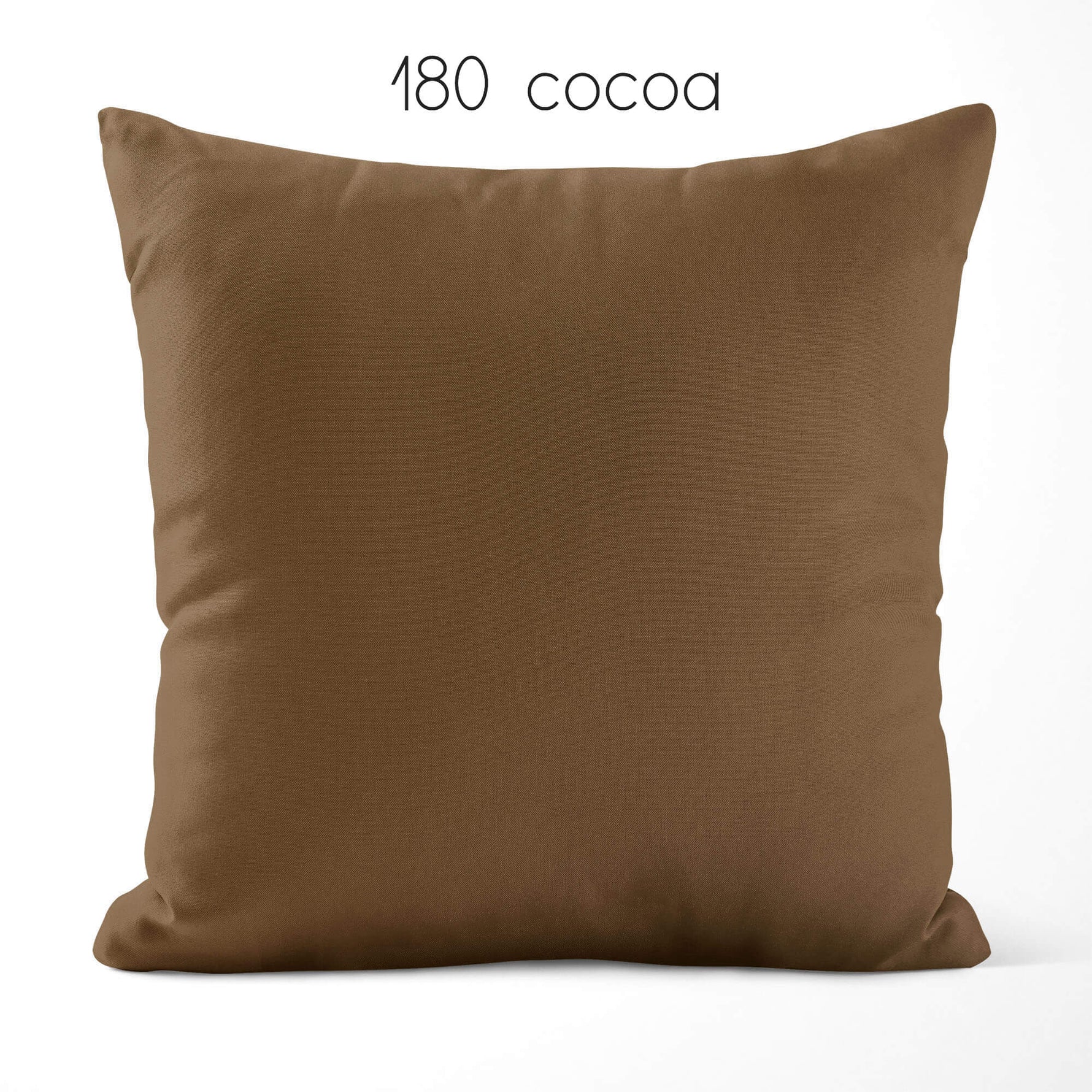 Cream, Tan, Latte, Mocha, and Dark Brown Throw Pillow Covers and Euro Shams