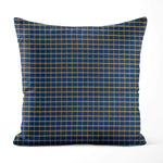 Navy & Tan Plaid Pillow Covers and Euro Shams – Farmhouse Cotton Style