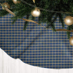 Navy & Tan Plaid Tree Skirts – Farmhouse Christmas