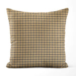 Navy & Tan Plaid Pillow Covers and Euro Shams – Farmhouse Cotton Style
