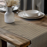 Navy Plaid Table Runners – Rustic Farmhouse Charm