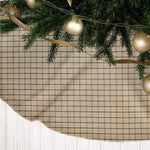 Navy & Tan Plaid Tree Skirts – Farmhouse Christmas