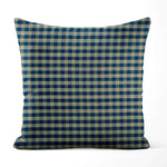 Navy & Tan Plaid Pillow Covers and Euro Shams – Farmhouse Cotton Style