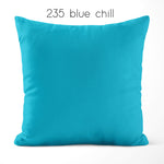 Pool, Blue Chill, Horizon, and Prussian Blue Throw Pillow Covers and Euro Shams
