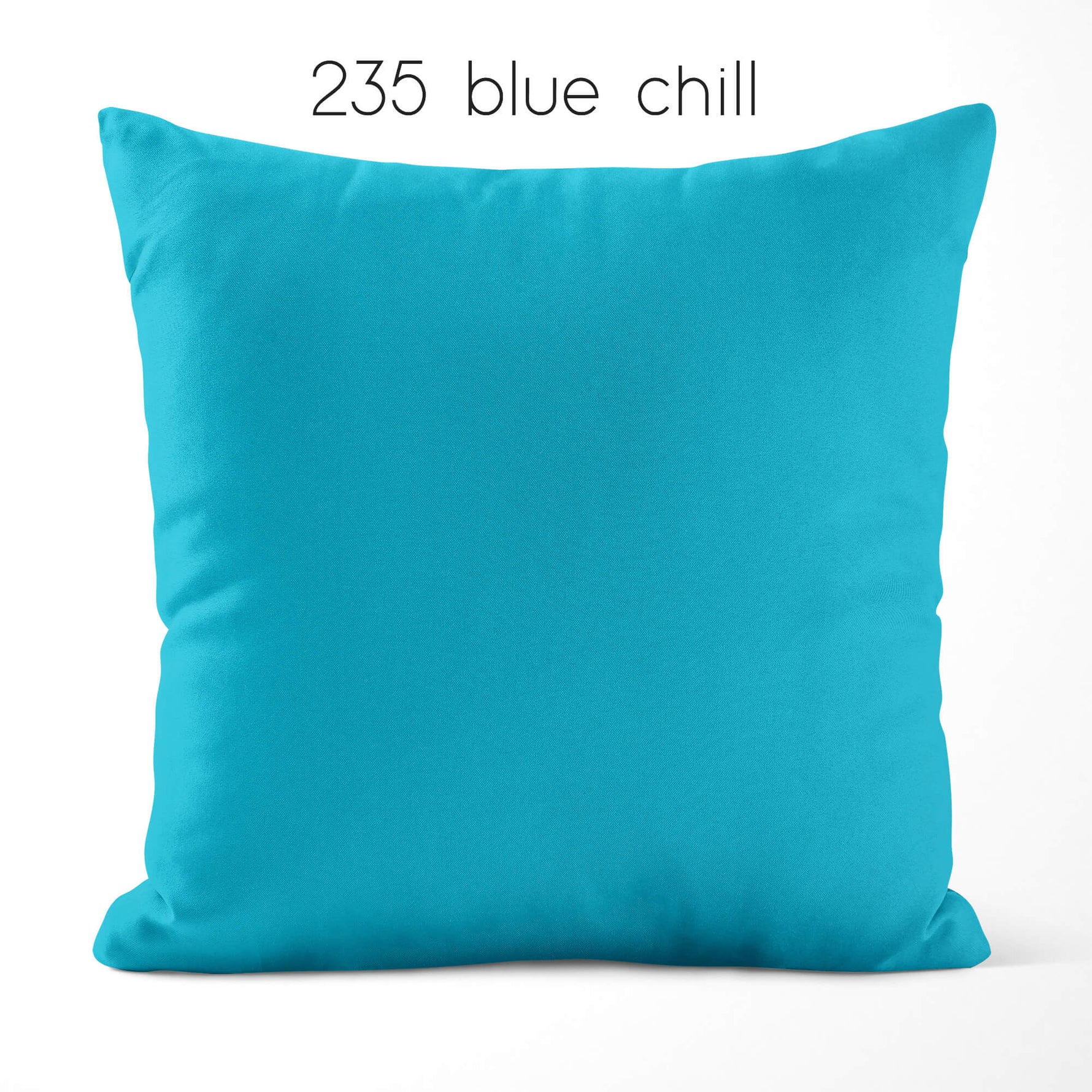 Pool, Blue Chill, Horizon, and Prussian Blue Throw Pillow Covers and Euro Shams