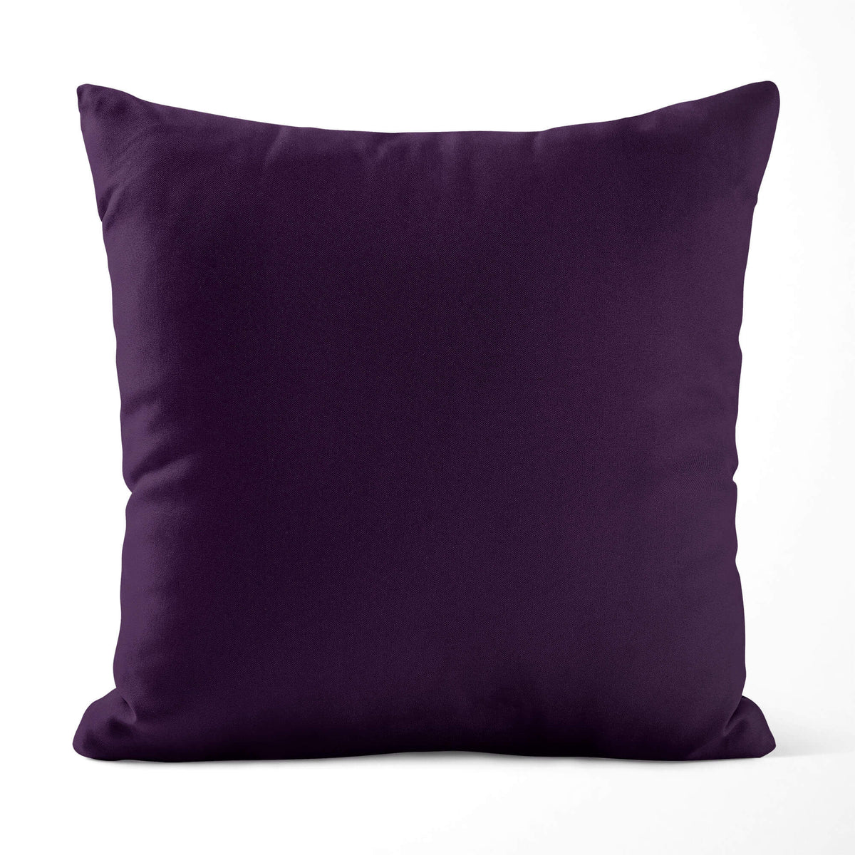 Dark Purple Cotton Pillow Covers and Euro Shams – Custom Size Options