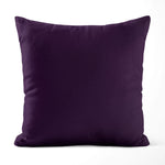 Dark Purple Cotton Pillow Covers and Euro Shams – Custom Size Options