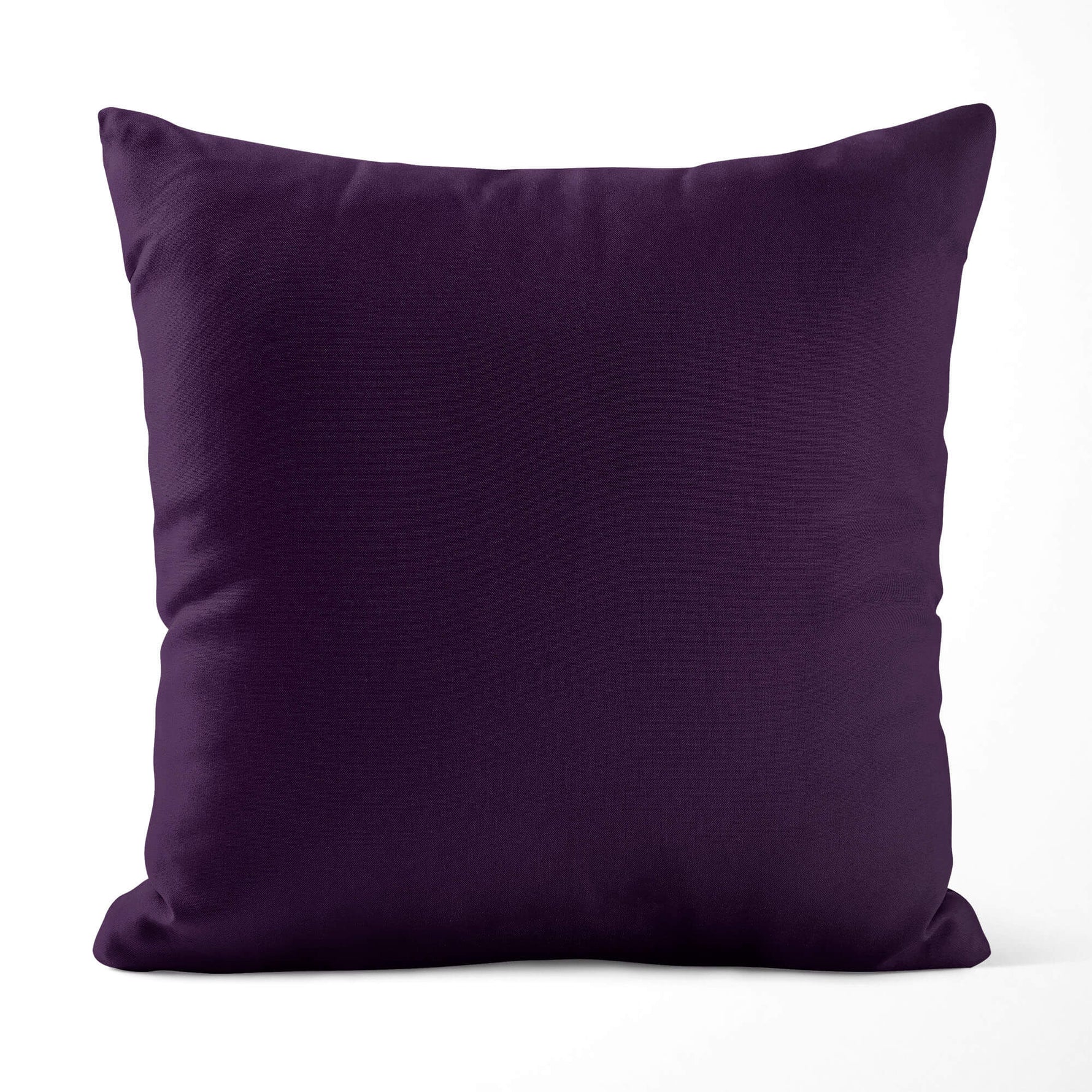 Dark Purple Cotton Pillow Covers and Euro Shams – Custom Size Options