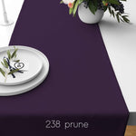 Concord, Amethyst, and Prune Dark Purple Table Runners and Placemats