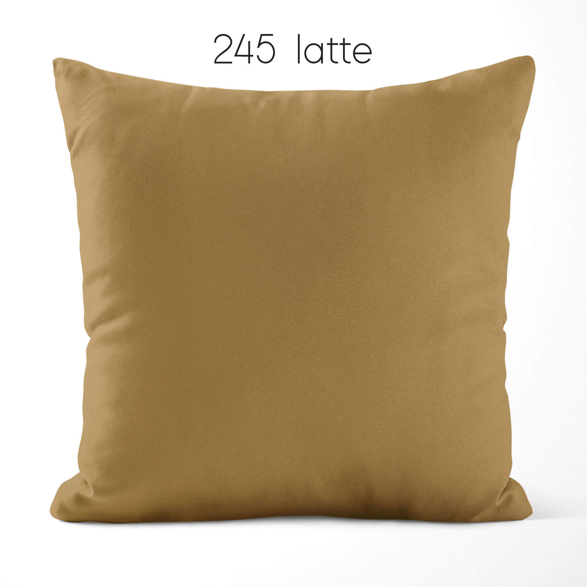 Cream, Tan, Latte, Mocha, and Dark Brown Throw Pillow Covers and Euro Shams