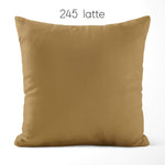 Cream, Tan, Latte, Mocha, and Dark Brown Throw Pillow Covers and Euro Shams