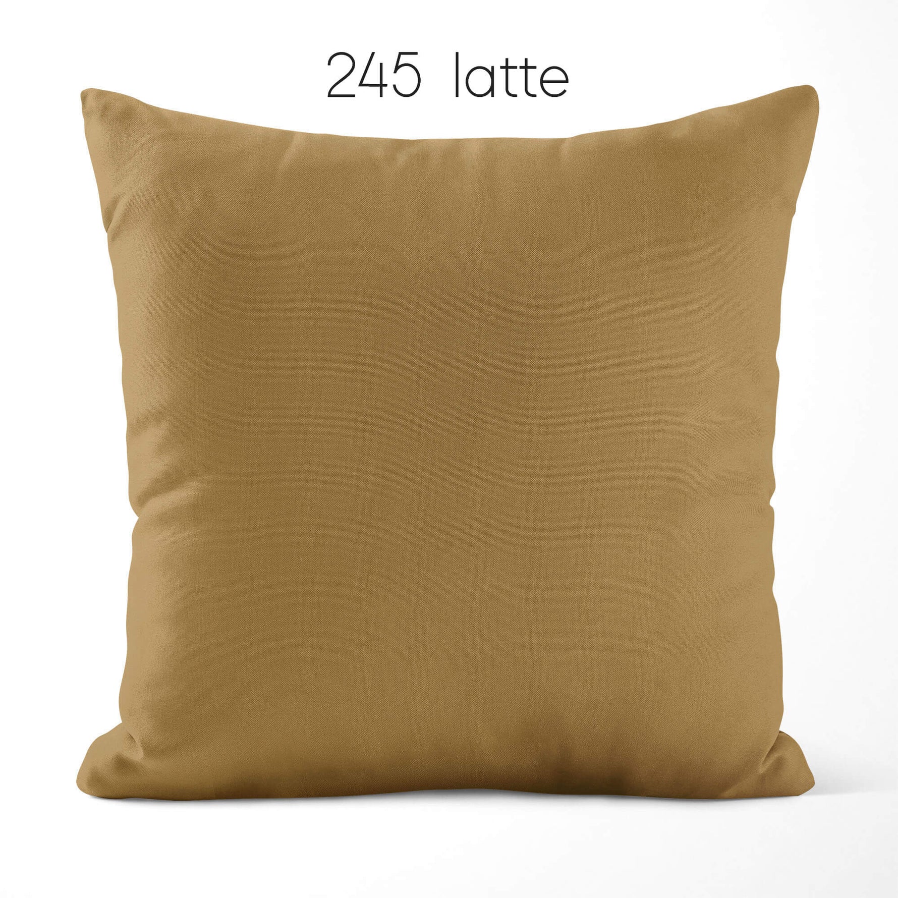 Cream, Tan, Latte, Mocha, and Dark Brown Throw Pillow Covers and Euro Shams
