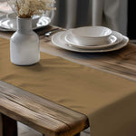 Cream & Brown Table Runners and Placemats – Tan, Mocha & Cocoa Hues