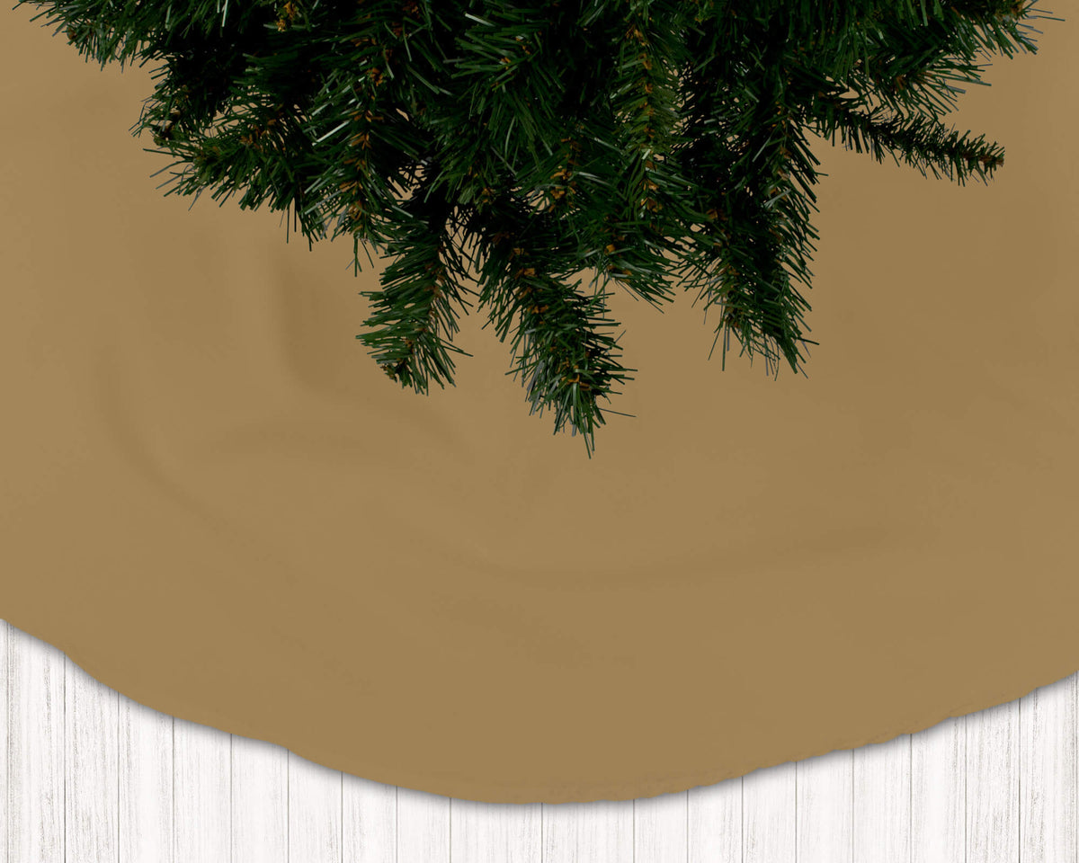 Brown Christmas Tree Skirts – Cream to Mocha Holiday Tones
