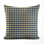 Navy & Tan Plaid Pillow Covers and Euro Shams – Farmhouse Cotton Style
