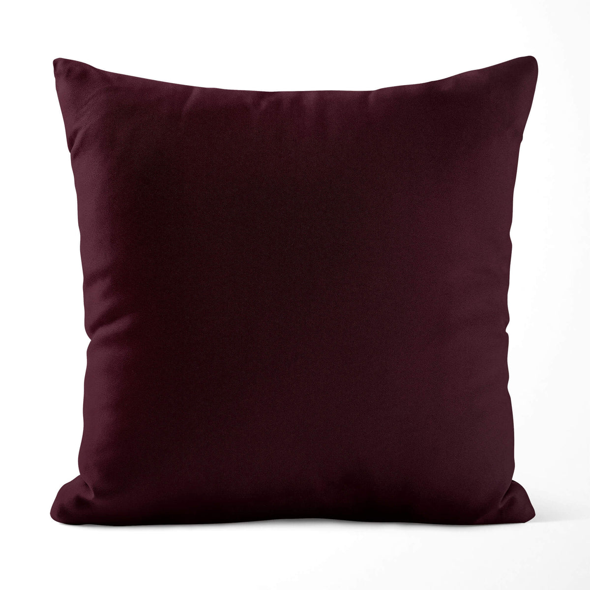 Burgundy Red Pillow Covers and Euros Shams – Cotton, Custom Sizes