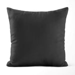 Modern Gray & Black Pillow Covers and Euro Shams – Minimalist Cotton