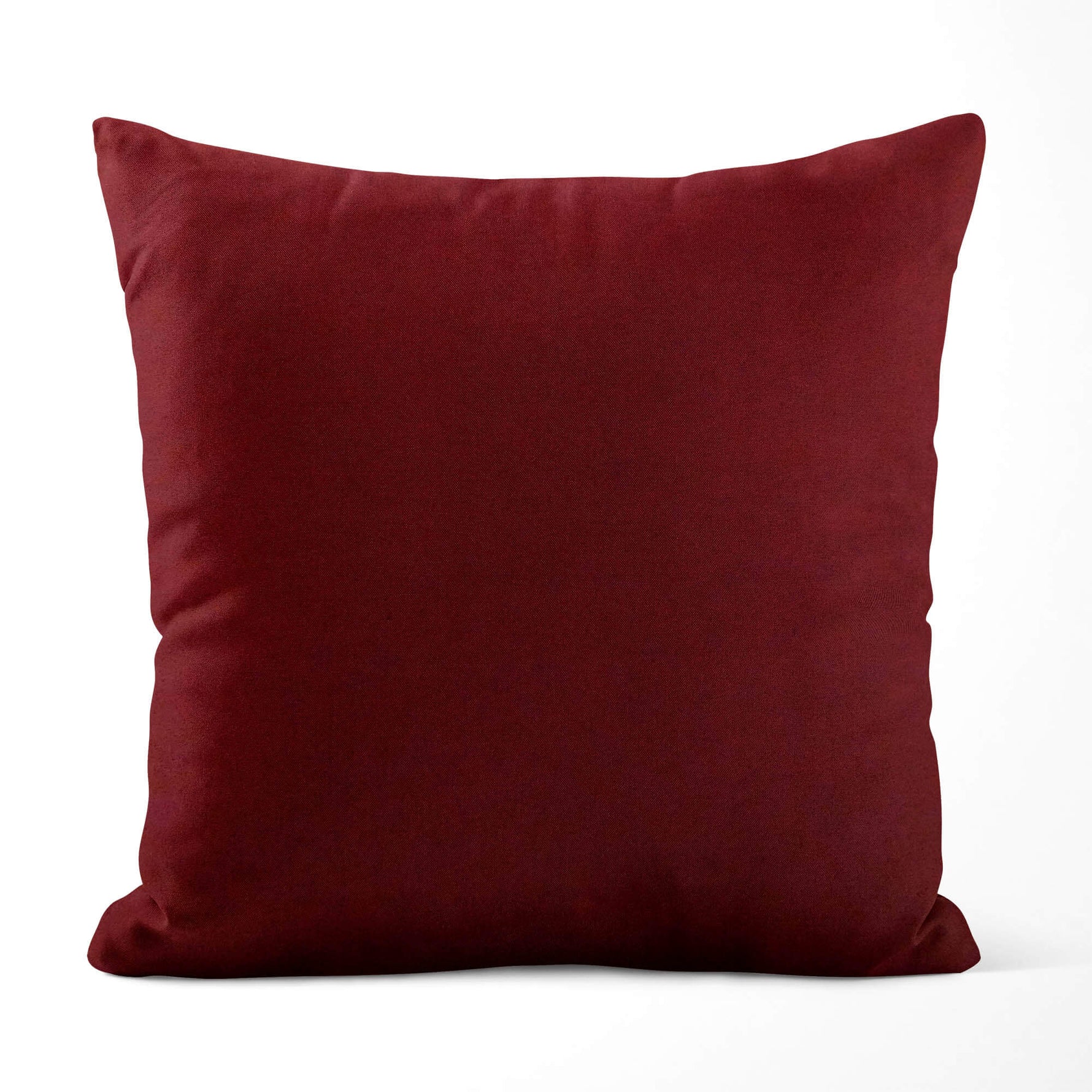 Burgundy & Tan Plaid Pillow Covers – Farmhouse Homespun Cotton