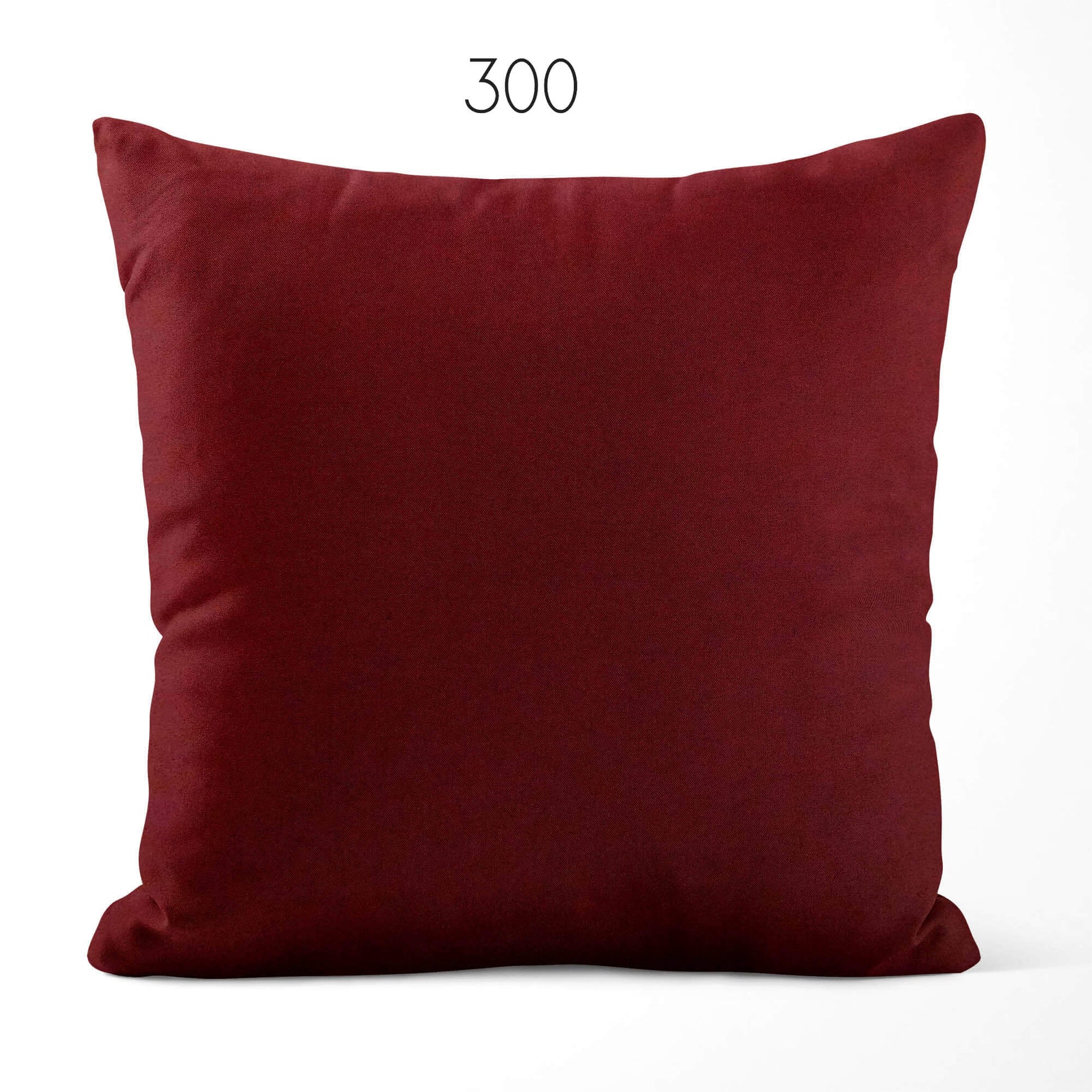 Solid Burgundy Red Homespun Rustic Country Throw Pillow Covers