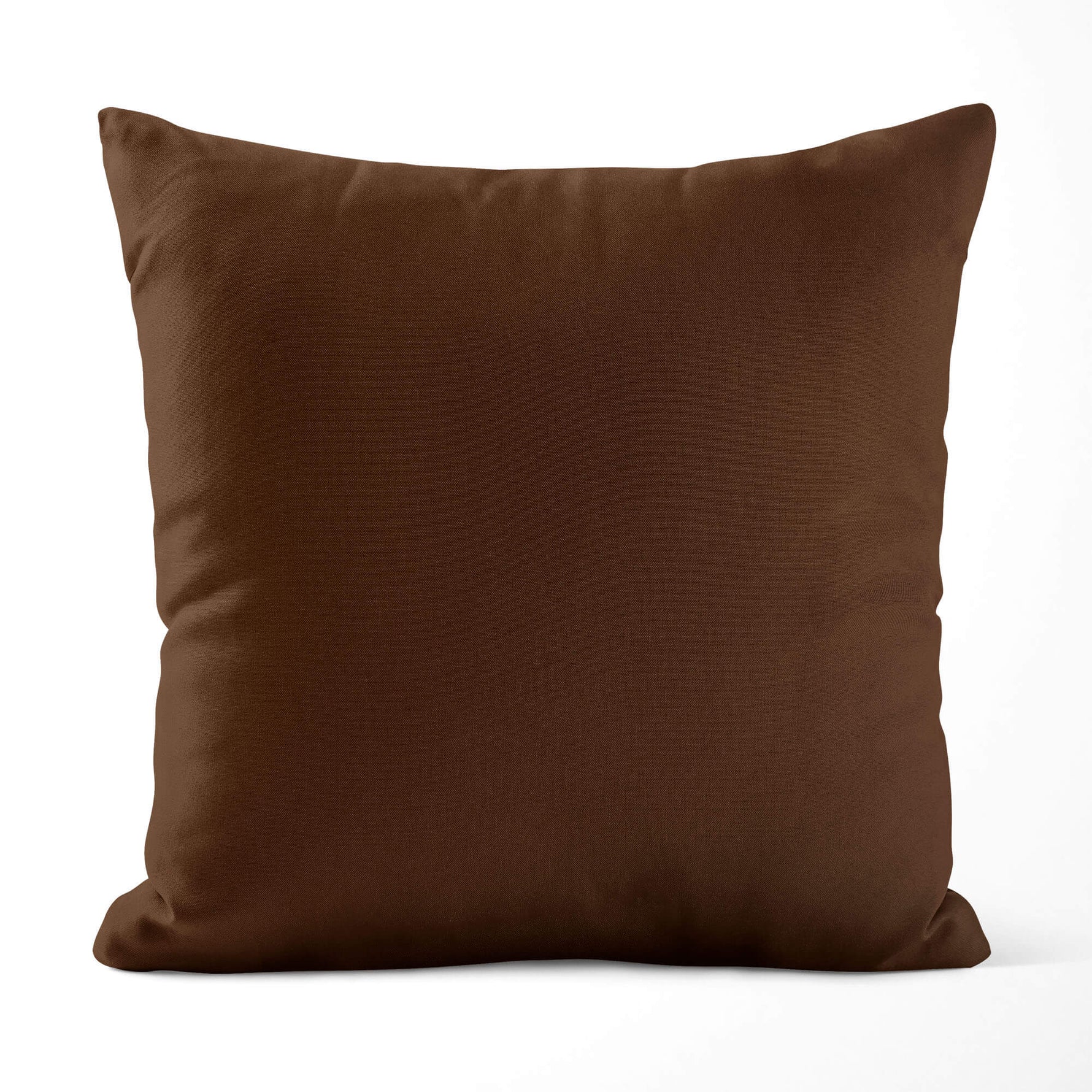 Neutral Brown Cotton Pillow Covers and Euro Shams – Custom Size Options